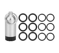 Anillos tóricos del cilindro de buceo, botella de alenamiento del cilindro de buceo Anillo de sellado de la válvula del cilindro de buceo Anillos tóricos Botella de alenamiento del(Plata)