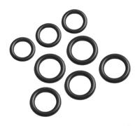 Anillos tóricos para manguera de lavado a presión, juego de anillos de sellado de goma de 1/4 pulgadas y 3/8 pulgadas para limpiador de alta presión, kit de reparación de herramientas de riego de