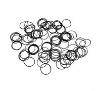 Anillos tóricos surtidos, 100 anillos de sellado de nitrilo para bombas y grifos, grosor del cable 0 5 mm, diámetro exterior 5 93 mm (16 x 1,5 mm)