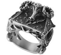 Anillos vintage de acero inoxidable hechos a mano con diseño de animales, accesorios de joyería para hombres y mujeres.