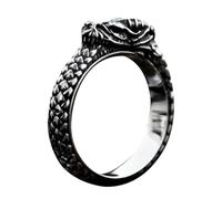 Anillos Vintage Para Hombres, Dragón Hombres,Anillos Creativos De Titanio Negro Joyería Única De Escalas Antiguo, Se référer à la description, Consulte la descripción, Consulte la descripción