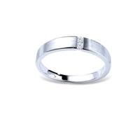 Anillos vintage para mujer, anillos de moda con diamantes de oro blanco y PT950, bonitos regalos para mujer, Z 1/2, Oro blanco de 18 quilates, Diamante