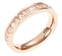 Anillos Zengliu Stardust con acabado en oro rosa para mujer, acero de titanio minimalista, accesorio de moda ideal, tamaños 5 a 8, para cada ocasión