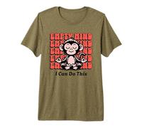 Animación de Mono meditador, chimpancé de Yoga para Principiantes Camiseta Premium