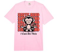 Animación de Mono meditador, chimpancé de Yoga para Principiantes Comfort Colors Adult Heavyweight T-Shirt