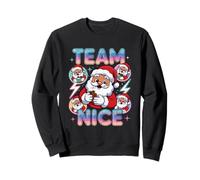 Animación navideña de Team Nice Santa Squad Sudadera