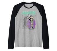 Animación Vintage de Kevin Smith Jay & Silent Bob Xmas Knight Camiseta Manga Raglan