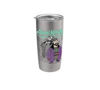 Animación vintage de Kevin Smith Jay & Silent Bob Xmas Knight Vaso térmico de acero inoxidable de doble pared