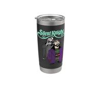 Animación vintage de Kevin Smith Jay & Silent Bob Xmas Knight Vaso térmico de acero inoxidable de doble pared