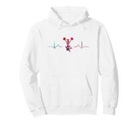 Animadora Chica Animadora Mamá Amor Porristas Sudadera con Capucha