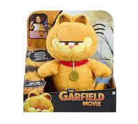 Animagic - Garfield Peluche Musical de 25 cm con Canción Good Life de la Película - Gato Garfield Suave y Parlante - Juguete Interactivo con Pilas Incluidas - Ideal para Niños Desde 3 Años