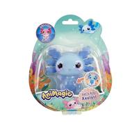 Animagic Let's GLO Axolotl - Pez Flotador Que se Ilumina en el Agua, Color Rosa y Azul