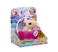 Animagic Let's Glo Capibara Spa Time - Un Juguete Luminoso desde 4 Años | Cuerpo extensible que brilla en el agua de forma espectacular - accesorios de bienestar incluidos - color marrón