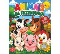 Animais da Fazendinha: Livro de Colorir Infantil com 50 Páginas de Animais da Fazenda para Crianças