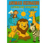 Animais da Selva: Livro de Colorir com Atividades