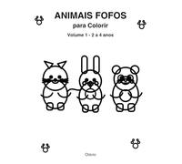 Animais Fofos - Livro de Colorir (2-4 anos)