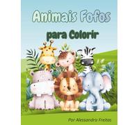 Animais Fofos para Colorir: Divirta-se Pintando e dando vida a 47 Animais Adoráveis!