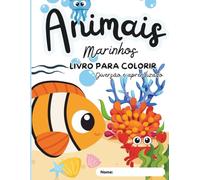 Animais Marinhos: Livro para colorir