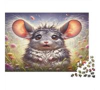 Animal Adorable Puzzle 1000 Piezas Papel para Adultos Puzzle de Papel ecológico Entrenamiento Mental Animal Adorable Puzzle decoración Pared 38x26cm/1000pcs