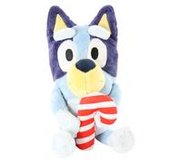 Animal Adventure - Bluey con bast n de caramelo 9 Holiday Mini Animated Plush - Peluche animatr nico coleccionable con licencia oficial