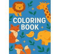 Animal Adventure Coloring Book for Boys: Fun and Easy Coloring Pages with Lions, Dinosaurs, Bus, and More.
