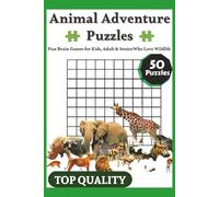 Animal Adventure Puzzles: Fun Brain Games for Kids, Adult & Senior Who Love Wildlife