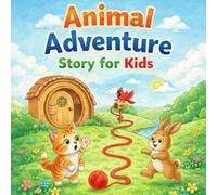 “Animal Adventure Story for Kids”: The Little Cat and the Red Yarn Trail