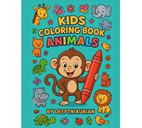 Animal Adventures: A Colouring Book for Kids Ages 3-6