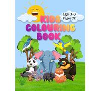Animal Adventures: A Fun Coloring Book for Kids Ages 3-8: kids amazing best coloring book ever