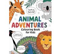 Animal Adventures: Colouring Book for Kids