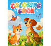 Animal Adventures: Easy Coloring Fun for Little Artists