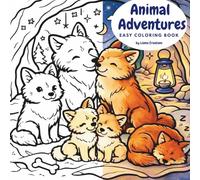 Animal Adventures: Easy Drawing Book for Kids, Teens & Adults Featuring Cute Animal Designs for Relaxation, Creativity, and Fun (Cute & Easy Drawing)