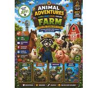 Animal Adventures: Farm Animals Coloring Book: Educational Farm Coloring Book for Kids Ages 5-9 | Learn & Color 25 Amazing Farm Animals with Fun Facts ... (Animal Adventures with Jeff the Explorer)
