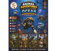 Animal Adventures: Ocean Animals Coloring Book: Educational Ocean Coloring Book for Kids Ages 5-9 | Learn, Draw & Color 25 Amazing Ocean Animals with Fun Facts and Scientific Names