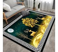 Animal Alfombra Antideslizante Impresa En 3D. 90 X 150 Cm Felpudo Interior - Suave Y Lavable - Antimanchas, No Se Desprende: Respetuoso Con El Medio Ambiente - Fácil De Limpiar - Poliés /5858870738839