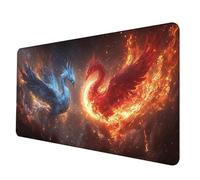Animal Alfombrilla Ratón XXL 1200 X 600 mm, Impermeable Alfombrilla Escritorio FéNix Mouse Pad con 3MM Bordes Cosidos Material Oficina Mousepad Base de Goma Antideslizante para Jugadores -hjw2506MJ