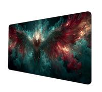 Animal Alfombrilla Ratón XXL 700 X 300 mm, Impermeable Alfombrilla Escritorio FéNix Mouse Pad con 3MM Bordes Cosidos Material Oficina Mousepad Base de Goma Antideslizante para Jugadores -hjw2506HP