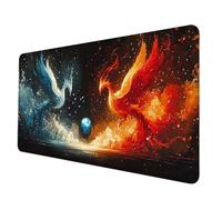 Animal Alfombrilla Ratón XXL 700 x 300 x 3 mm, Impermeable Alfombrilla Escritorio FéNix Mouse Pad con 3MM Bordes Cosidos Material Oficina Mousepad Base de Goma Antideslizante para Jugadores -hjw2506JE