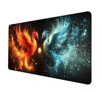 Animal Alfombrilla Ratón XXL 900 x 300 x 3 mm, Impermeable Alfombrilla Escritorio FéNix Mouse Pad con 3MM Bordes Cosidos Material Oficina Mousepad Base de Goma Antideslizante para Jugadores -hjw2506D5