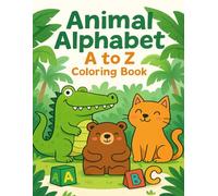 Animal Alphabet A to Z Coloring Book