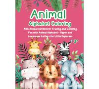 Animal Alphabet Coloring: ABC Animal Adventure - Tracing and Coloring Fun with animal Alphabet Upper and lowercase