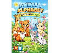 Animal Alphabet Coloring Book