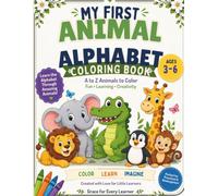 Animal Alphabet Coloring Book - Bilingual