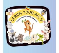 Animal Alphabet Coloring Book for Kids: A-Z Fun with Cute Animals | Learn Letters While Coloring | Ages 3-7