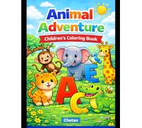 Animal Alphabet Coloring Book for Kids Ages 3-6: A to Z Animal Coloring Pages for Toddlers & Preschoolers | Fun ABC Learning Activity Book with Big, Easy Designs
