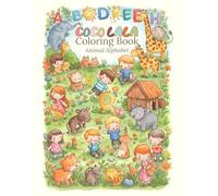 Animal Alphabet Coloring Book for Kids: For Kids Age 1 to 3 - Fun & Educational Wild Animal Alphabet Coloring Book