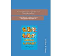 Animal Alphabet Coloring Worksheets in Grayscale Cartoons