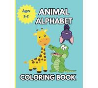 Animal Alphabet: Simple ABCs, Fun Coloring & Easy Puzzles for Preschoolers!