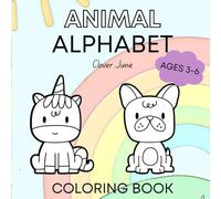 Animal Alphabet: Simple & Cute Alphabet Coloring Book