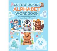Animal Alphabet Tracing Workbook: ABC Letter Tracing and Coloring Book for Kids Ages 3-5: Preschool Handwriting Practice